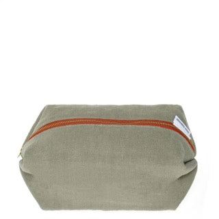 Designers Guild - Brera Lino Mole skin Medium Wash bag