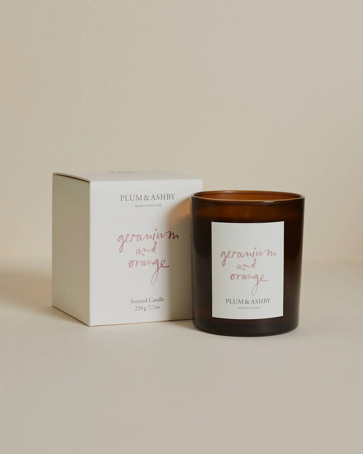 Geranium & Orange Candle