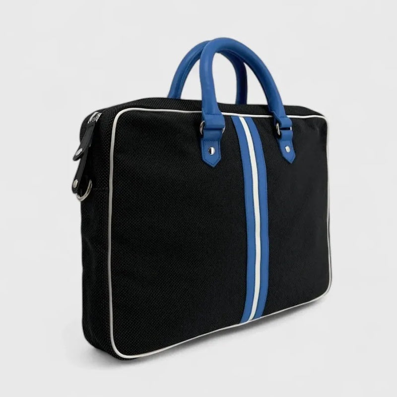 Blue Handle ' Sports Car ' Computer Bag
