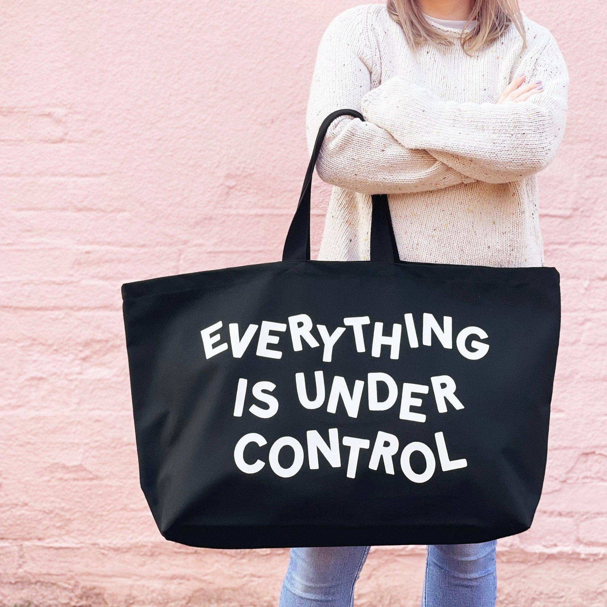 Under Control - Black REALLY Big Bag