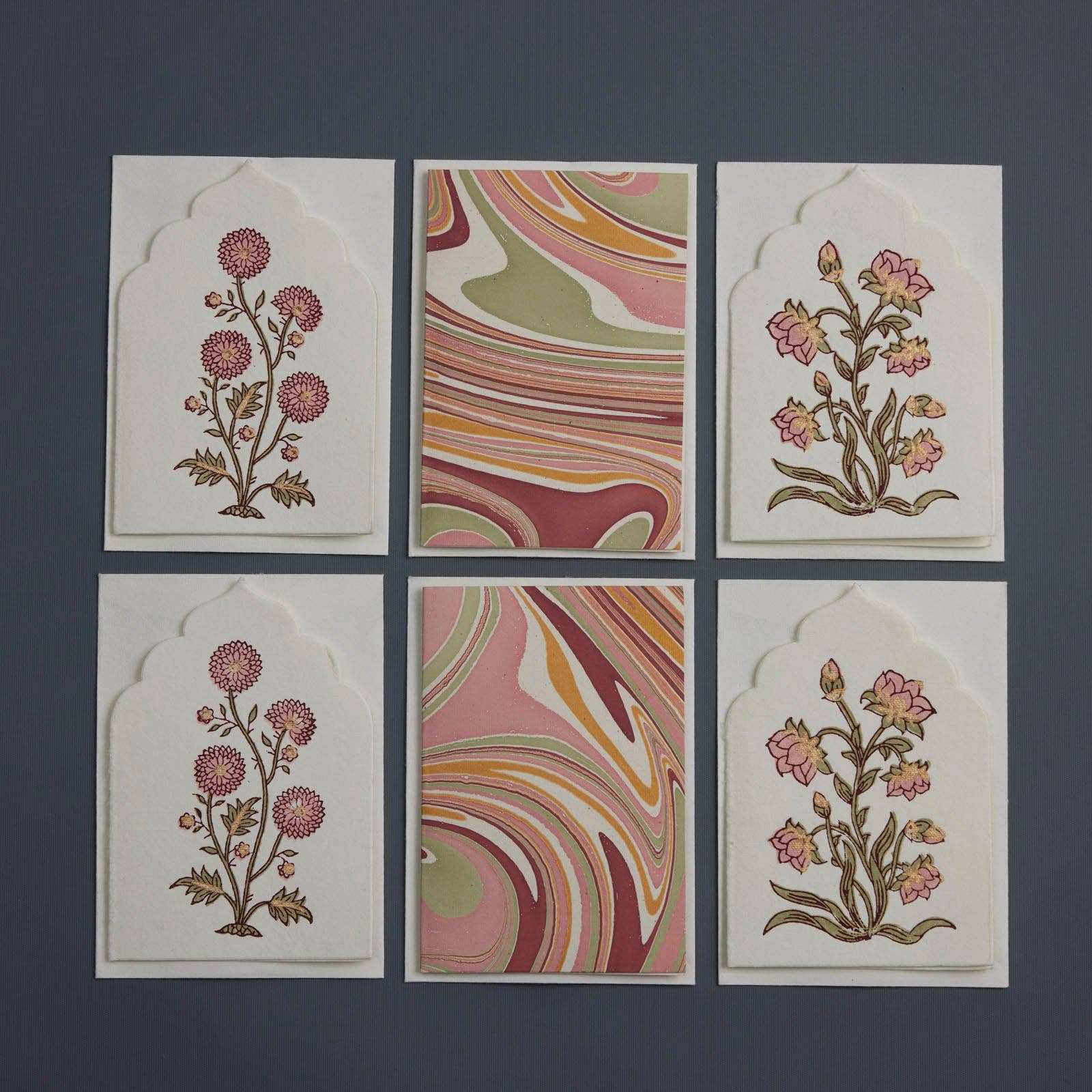 Boxed Artisan Notecard Set - Sandook Quartz