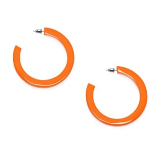 Branch - Orange Horn Hoops