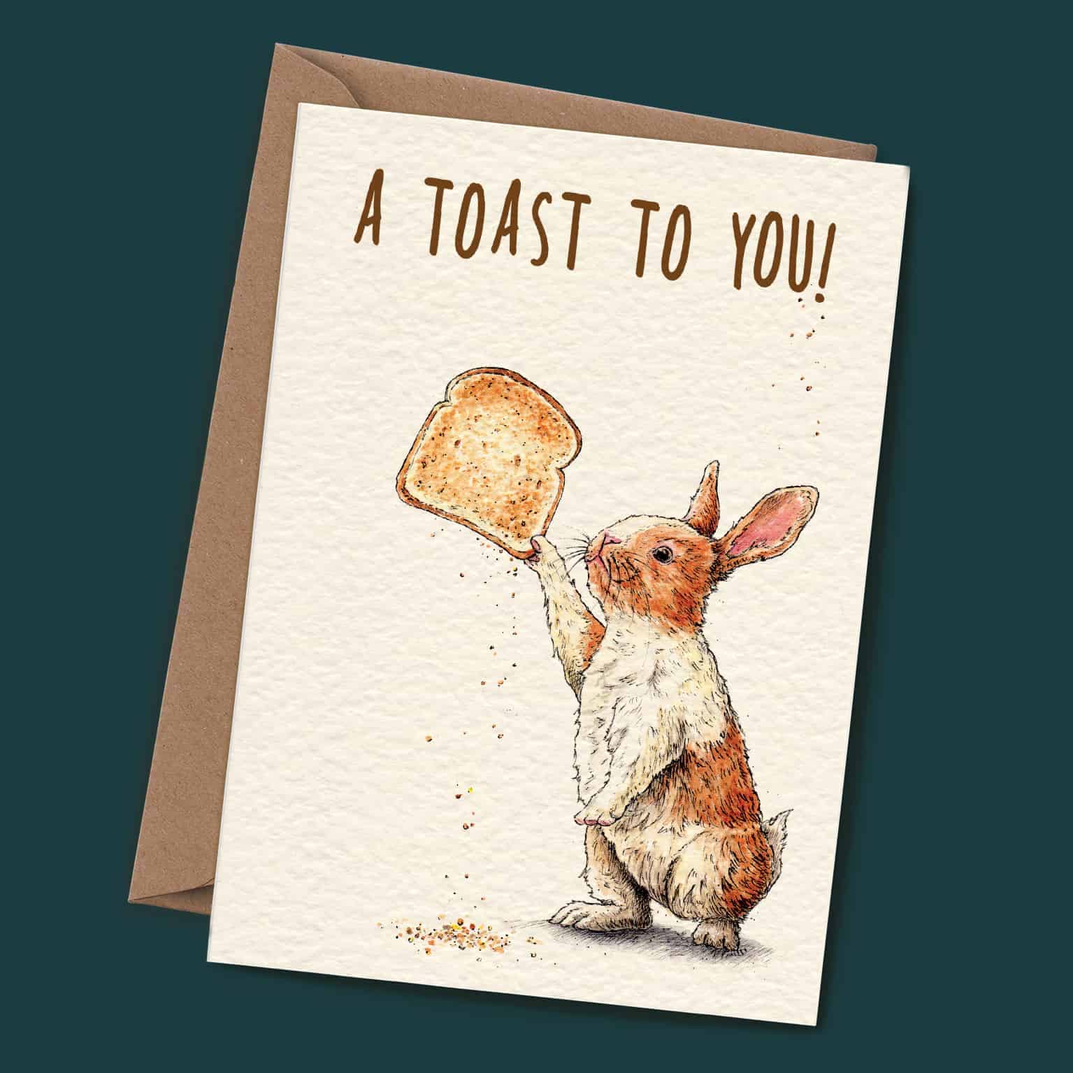 A Toast To You Card - Birthday Card