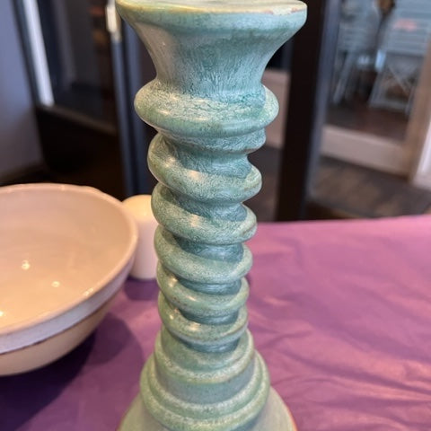 Twisted Candlestick - Turquoise