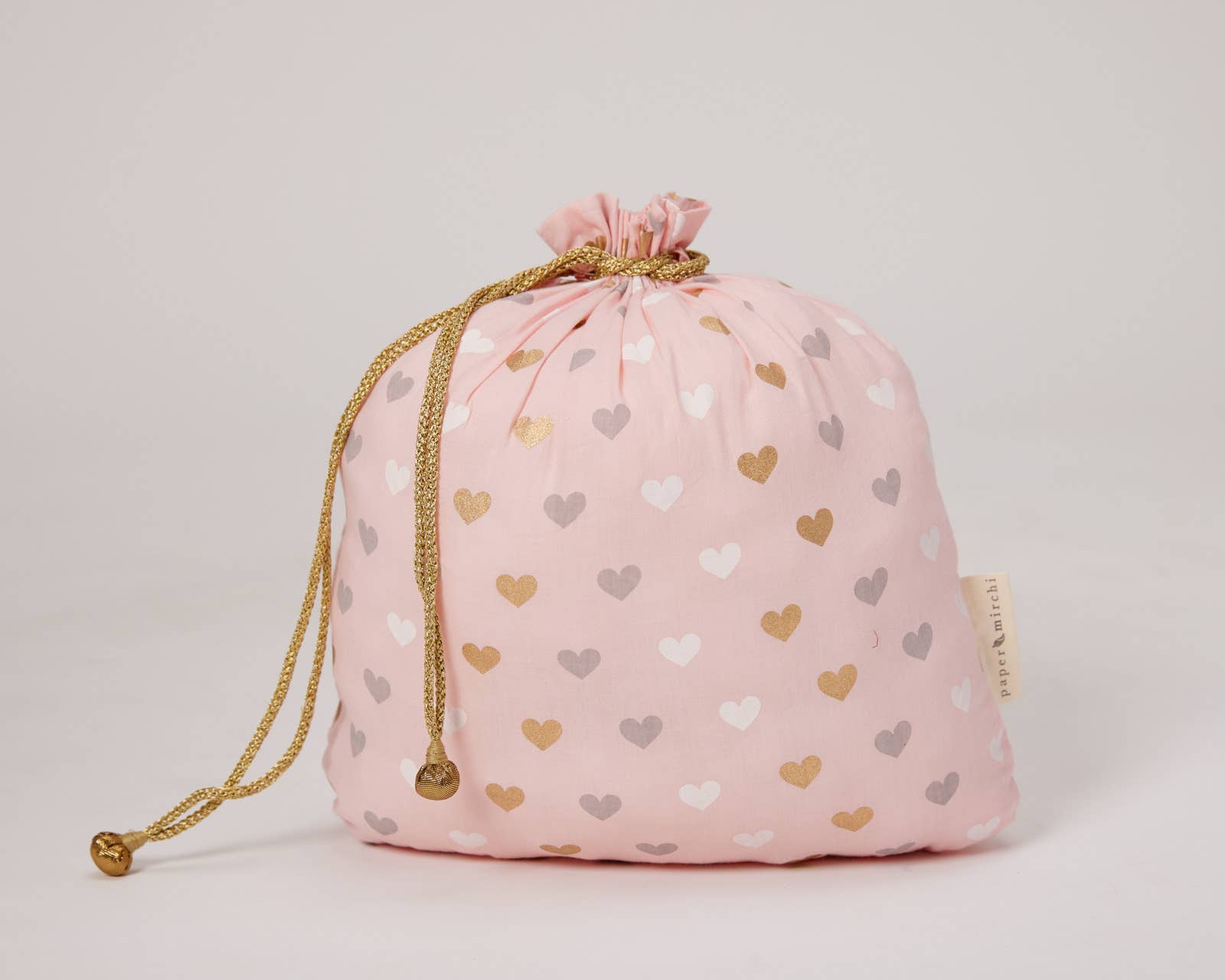 Pink Heart Bag - Large