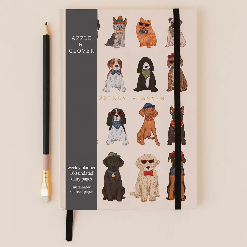 Hard Cover - Dogs - Weekly Planner