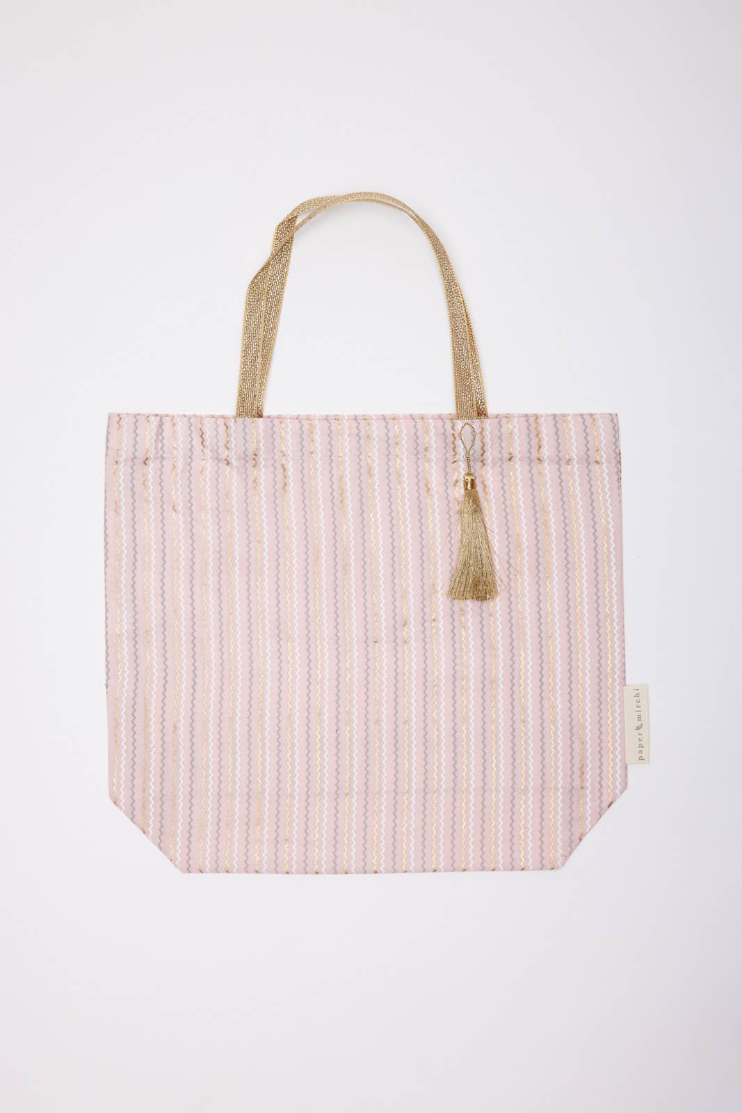 Large Navy Deco Reusable Fabric Gift Bags Tote Style  H30cm x W34cm x D10cm