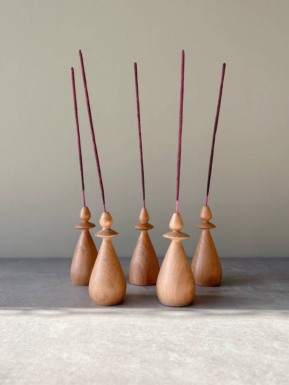 Scottish Beech Wood Incense Holder, Bud