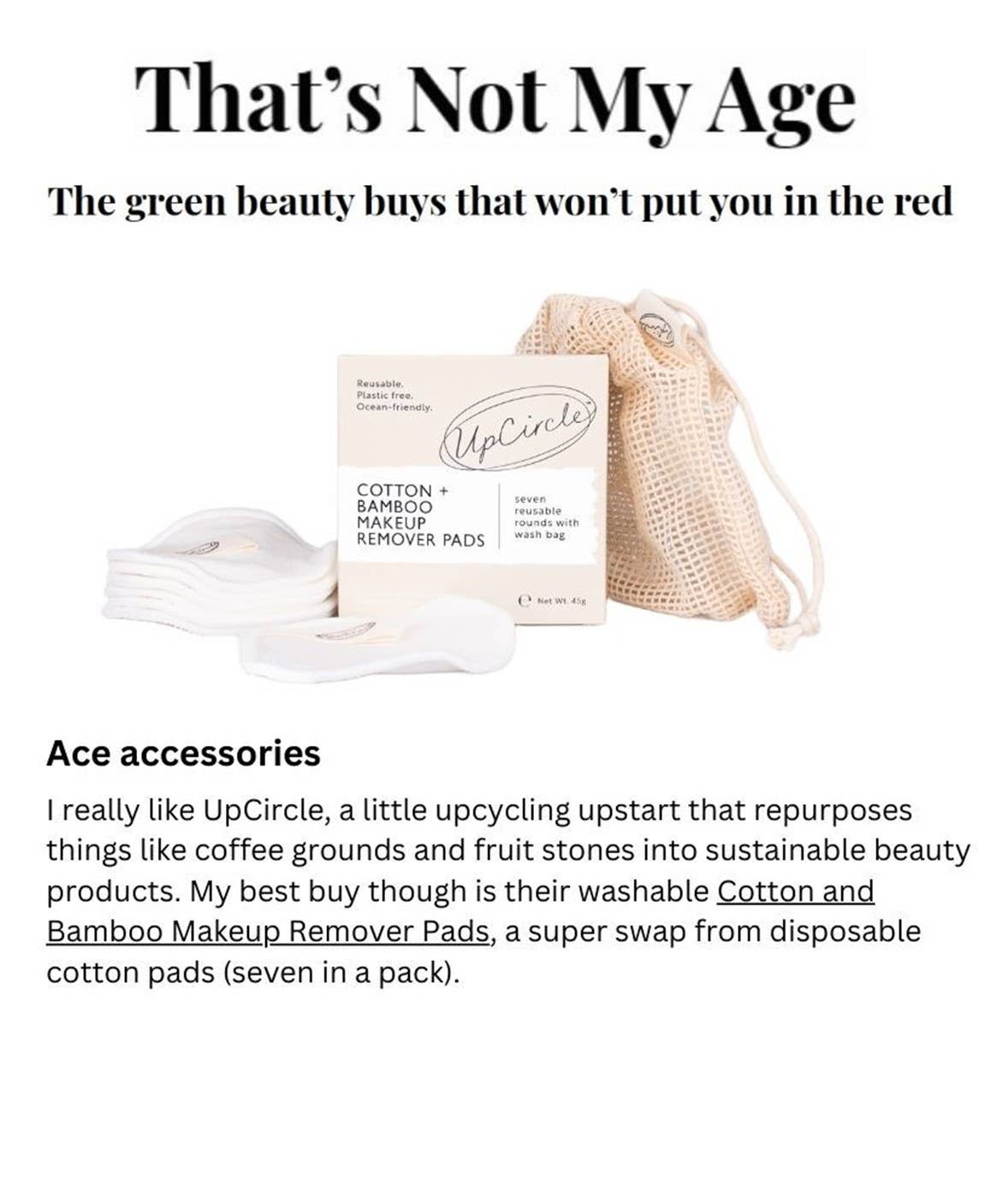 Reusable Luxury Cotton & Bamboo Eco Makeup Pads