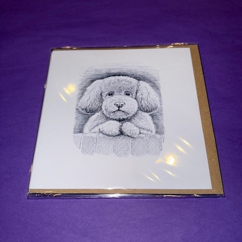 Reggie The Cockerpoo card