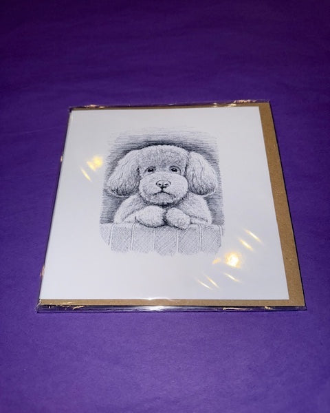 Reggie The Cockerpoo card