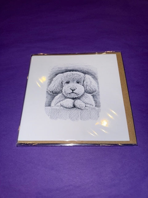 Reggie The Cockerpoo card