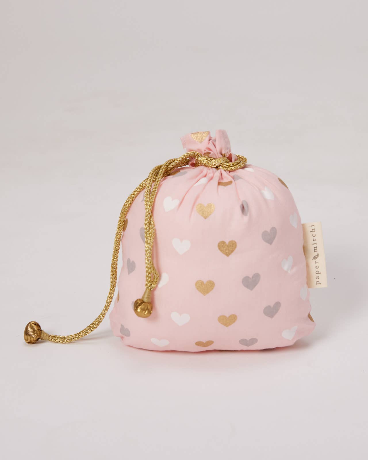 Pink Heart Bag - Medium