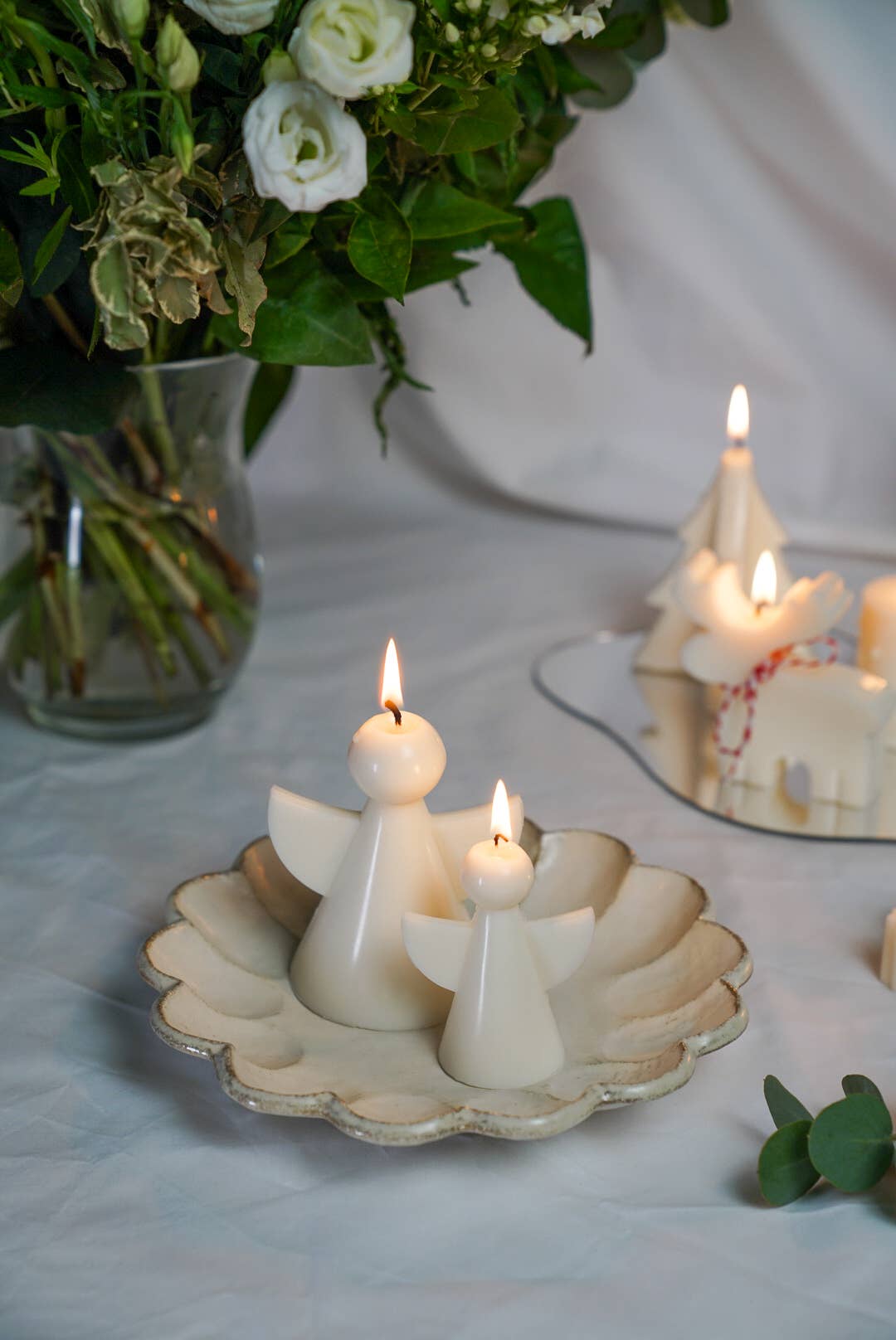 Small Christmas Angel Soy Wax Candle