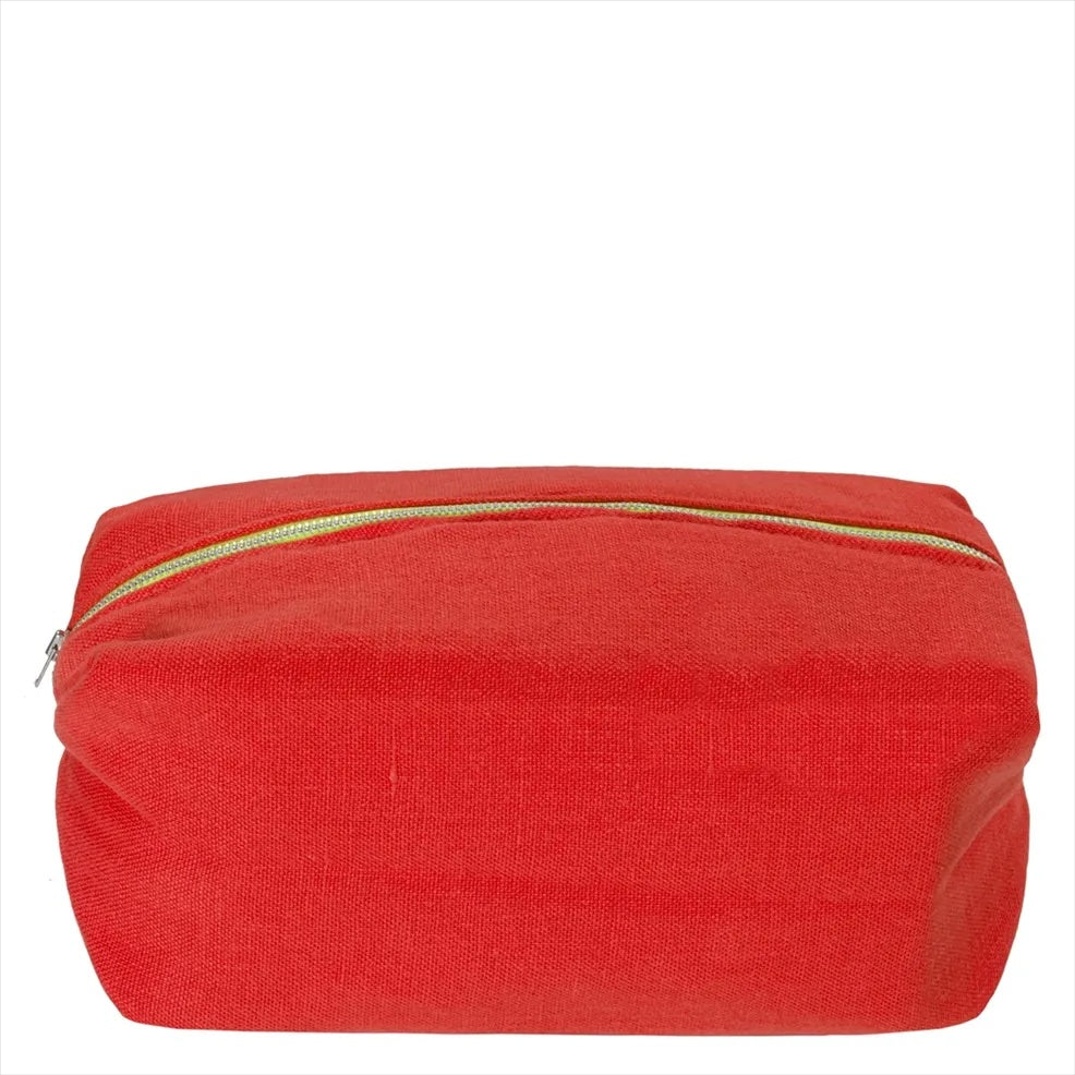 Brera Lino Nasturtium large wash bag
