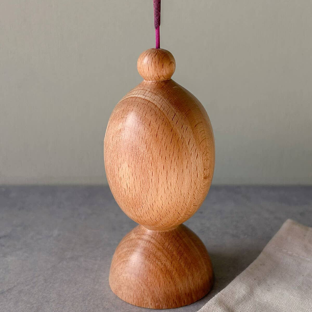 Scottish Beech Incense Holder, Bobbin