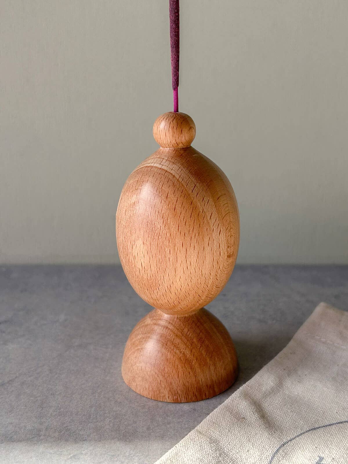 Scottish Beech Incense Holder, Bobbin
