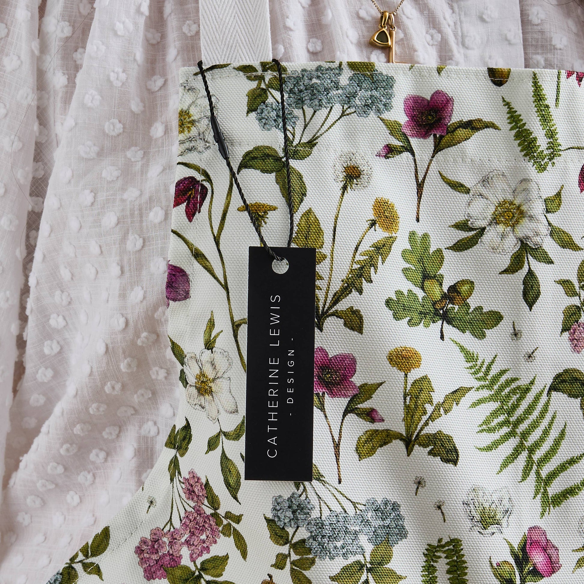 Bountiful Blooms - Apron - Black