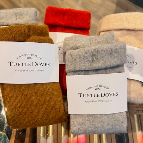 Turtle Doves All Colours Cashmere Fingerless Gloves - Recycled Cashmere