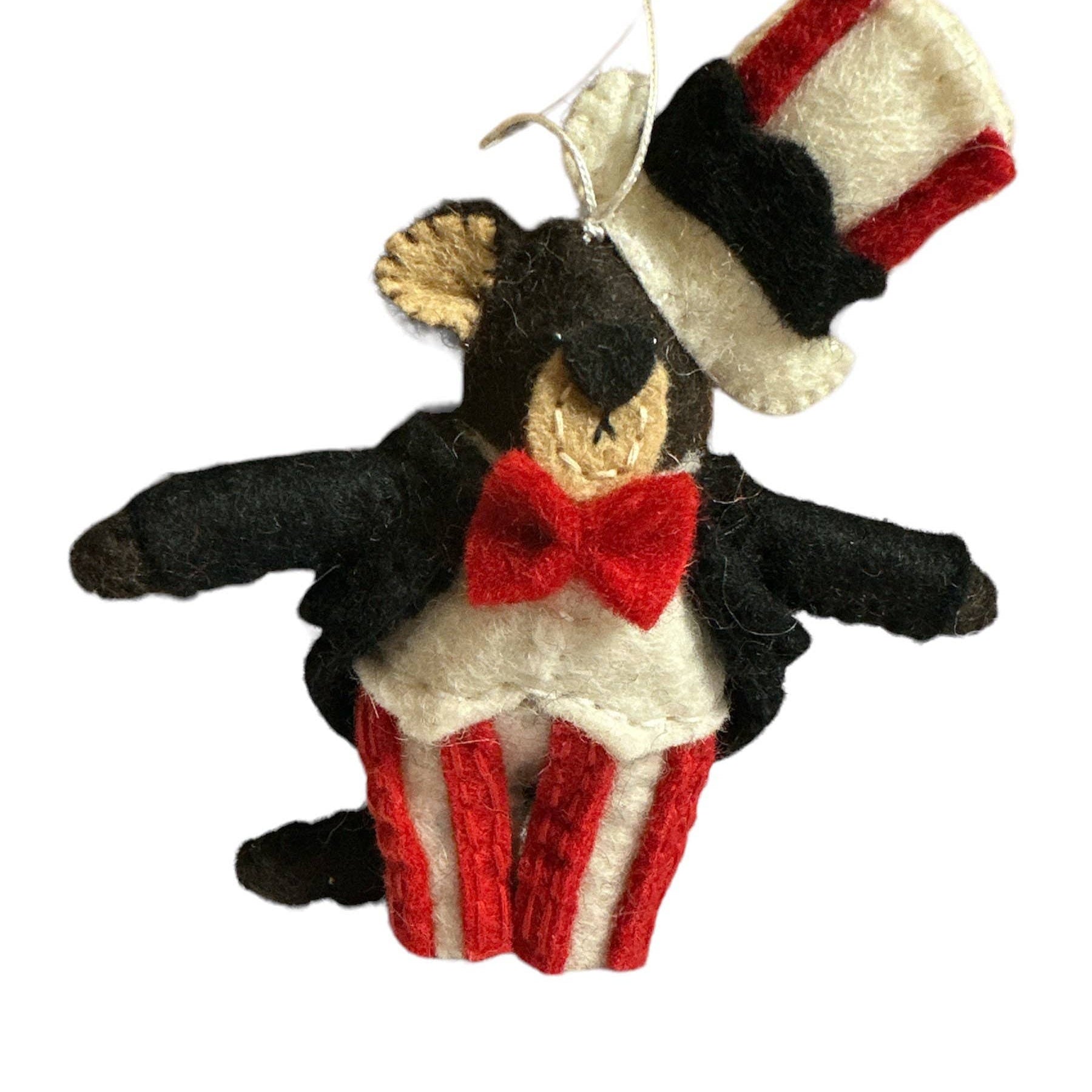 Handmade Bear with Trouser and Matching Hat Decoration