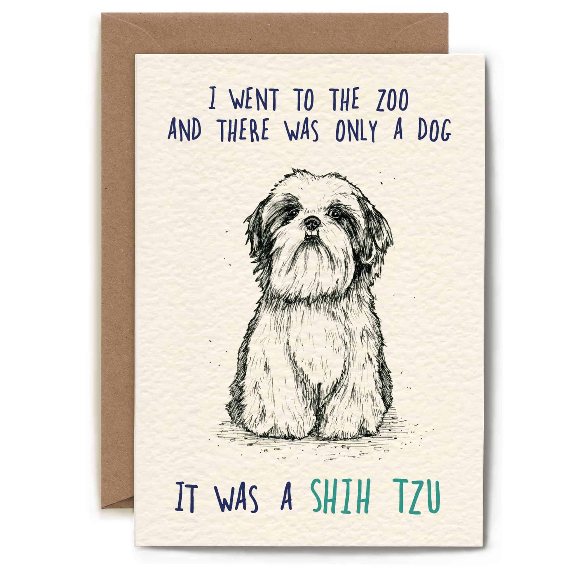 Shih Tzu Card - Everyday Card: 5" x 7"