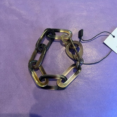 Branch - Link bracelet, dark natural