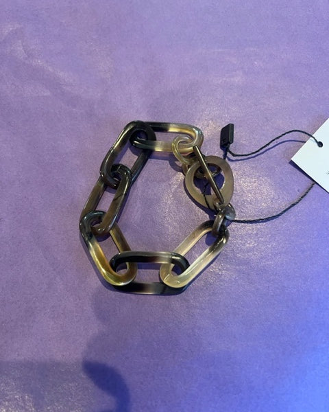 Branch - Link bracelet, dark natural