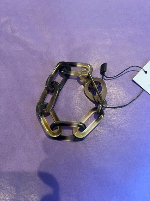 Branch - Link bracelet, dark natural