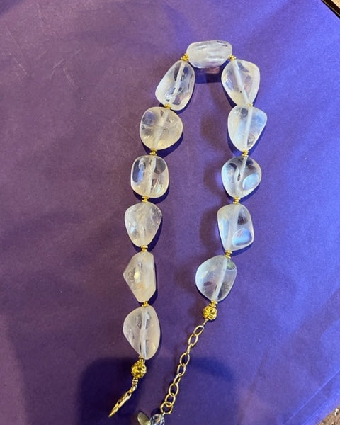 citrine necklace - plain clasp