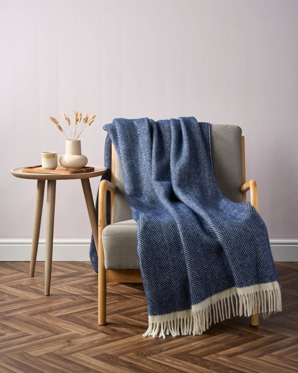 Clifton Herringbone Blanket: Brunel: Large 130x200cm