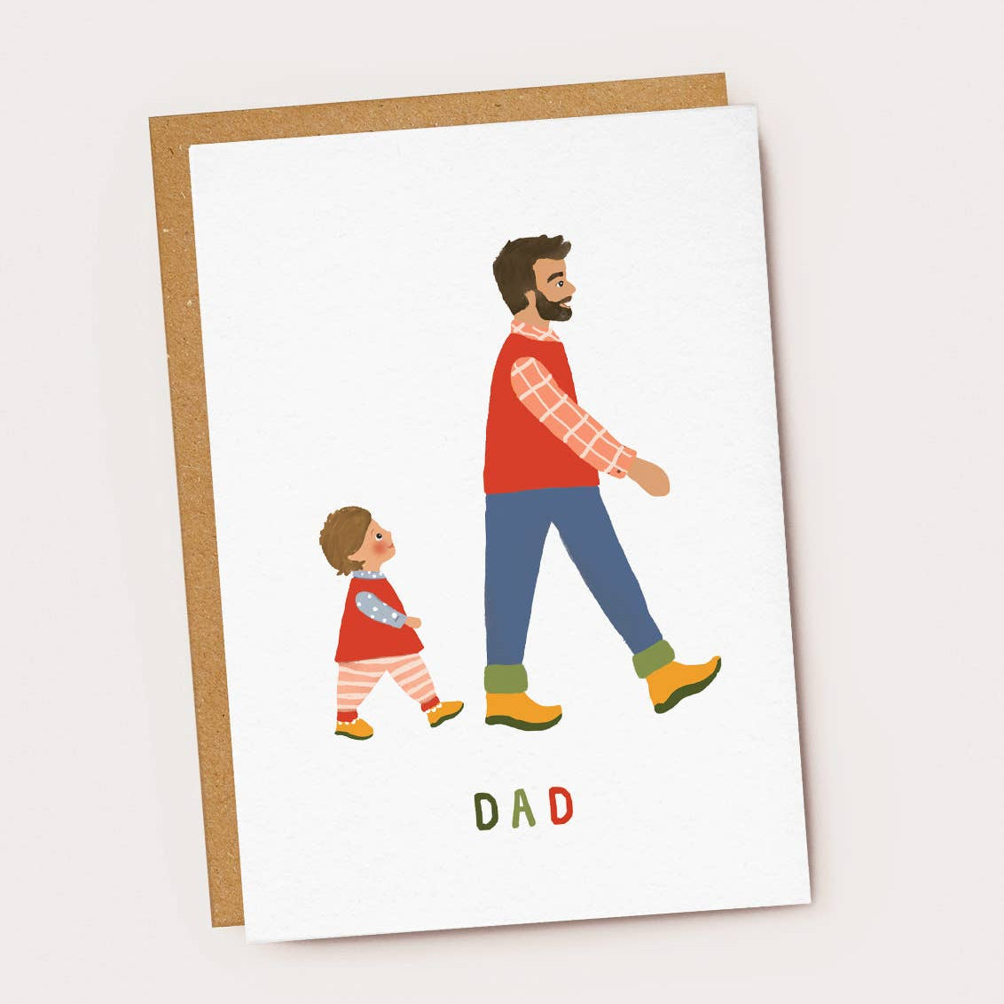 Toddler Dad Father's Day Card