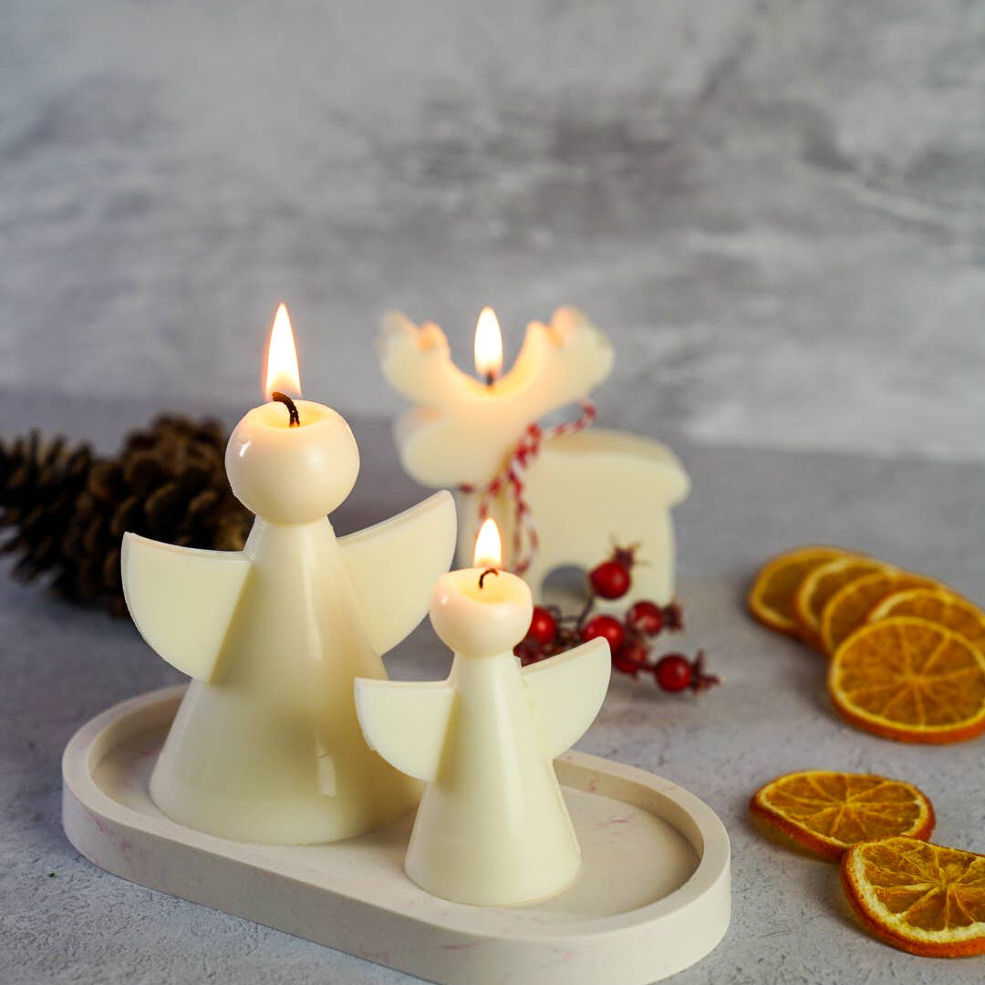 Big Christmas Angel Soy Candle