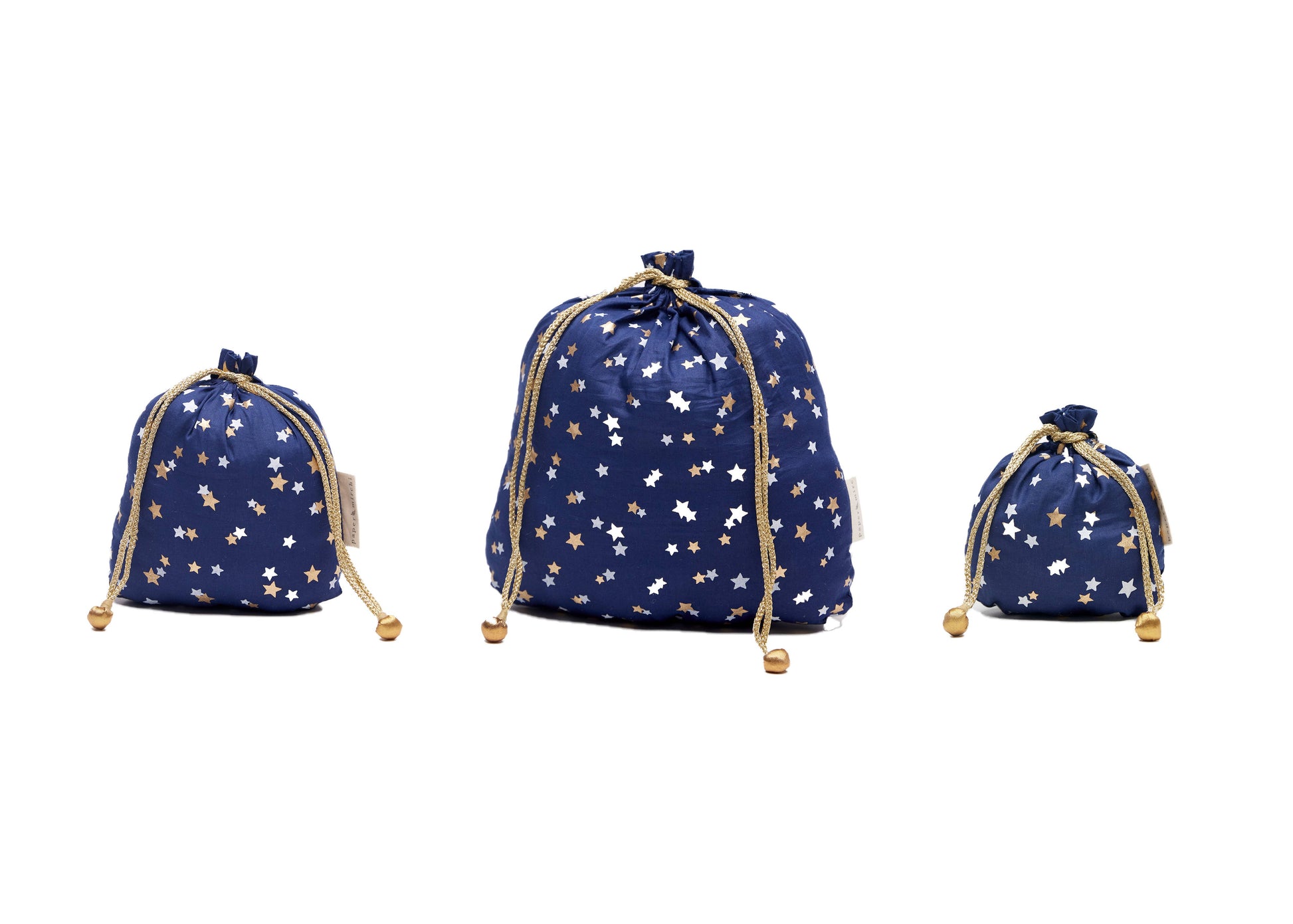 Medium Fabric Gift Bags Drawstring- : Medium - H23cm x W19cm, Scarlet Woodland