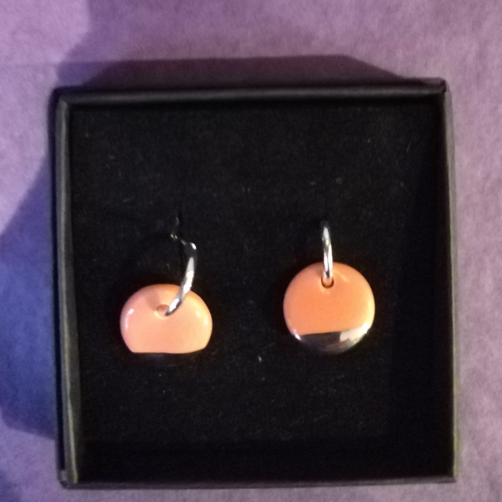 White Rain - Pink Circle with gold