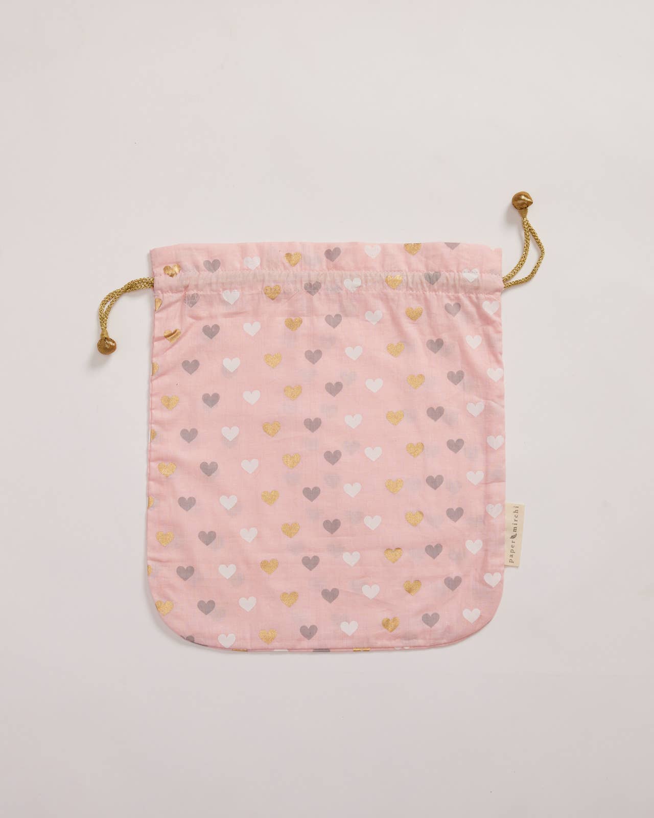 Pink Heart Bag - Large