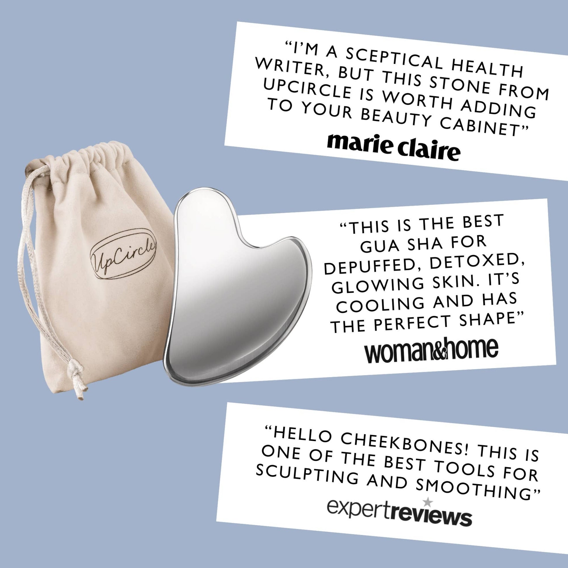 Eco-Friendly Gua Sha - Zero Waste Metal Facial Massage Tool