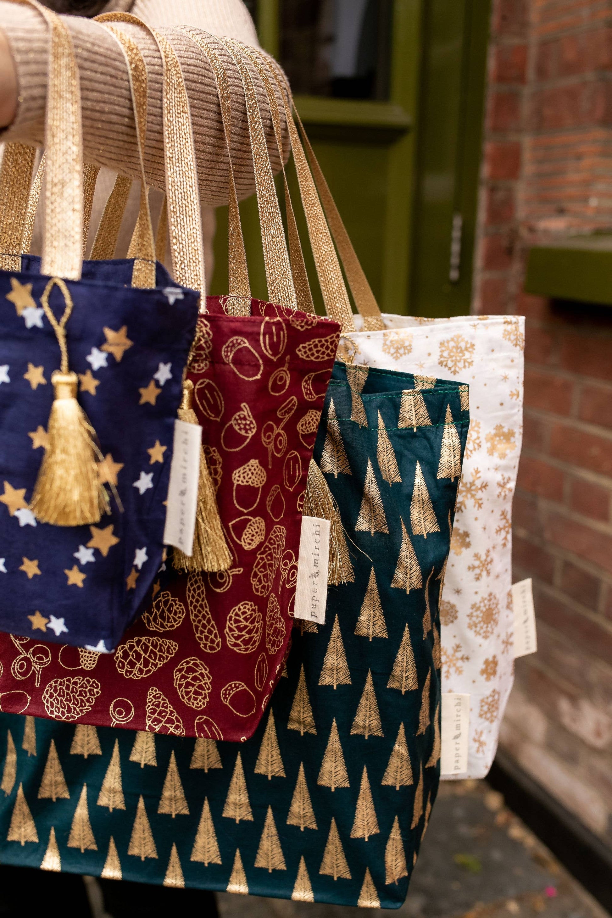 Star Print Bag - Large