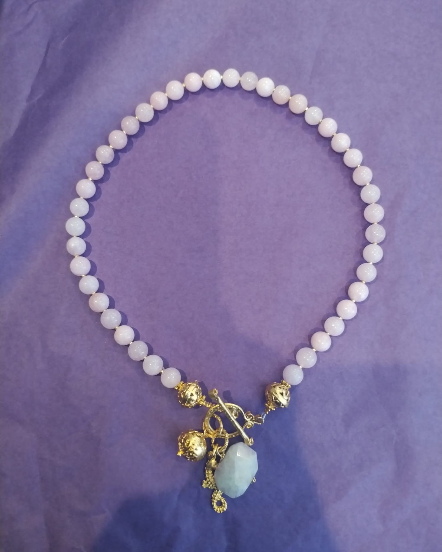 Lilac Agate Necklace