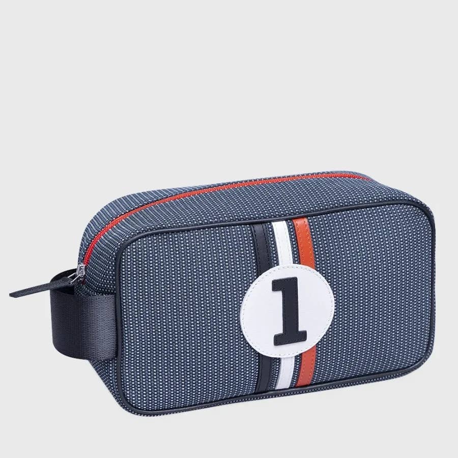 BOBBY Number 1 patterned fabric toiletry bag