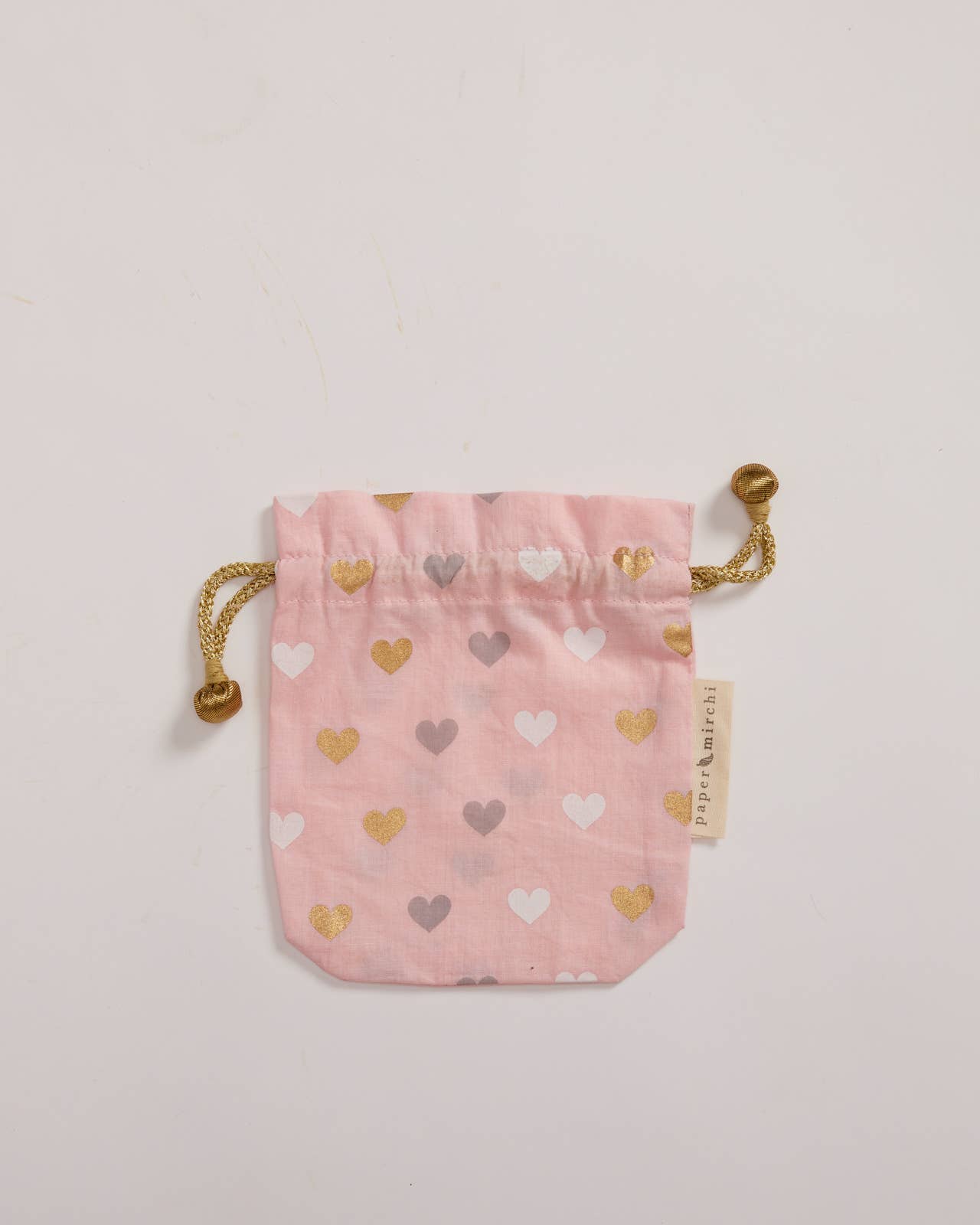 Pink Heart Bag - Large