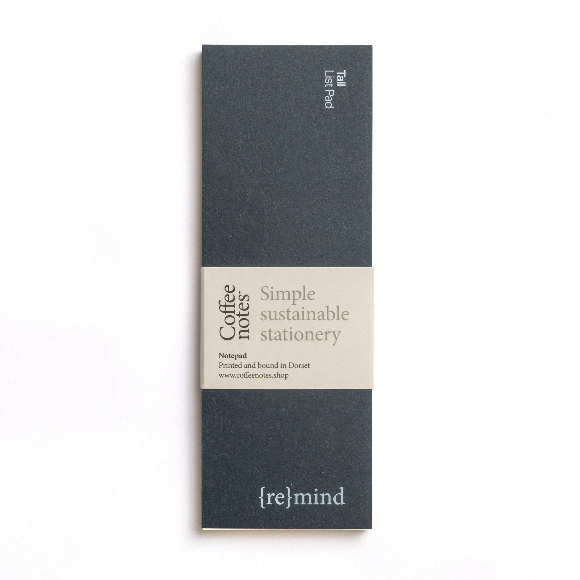 Wool List Pad – Navy Recycled Coffee Cups