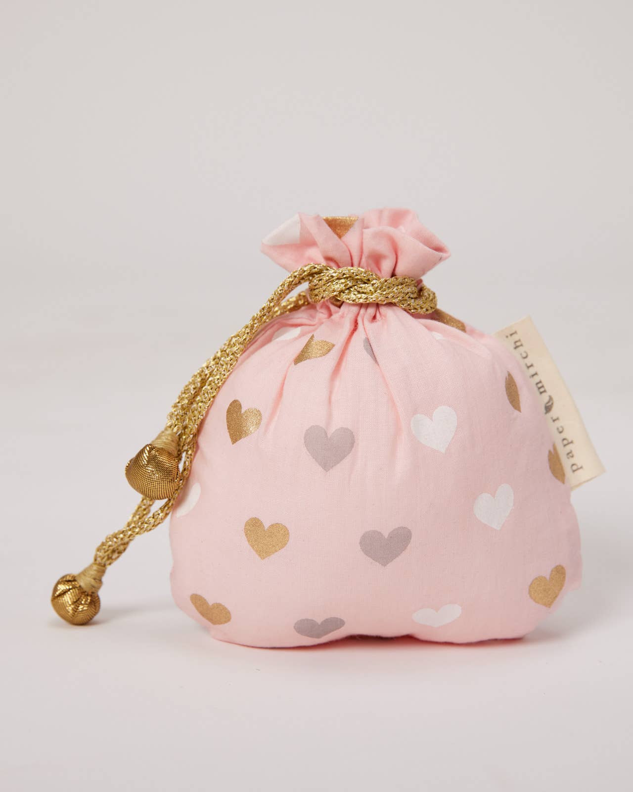 Pink Heart Bag - Large