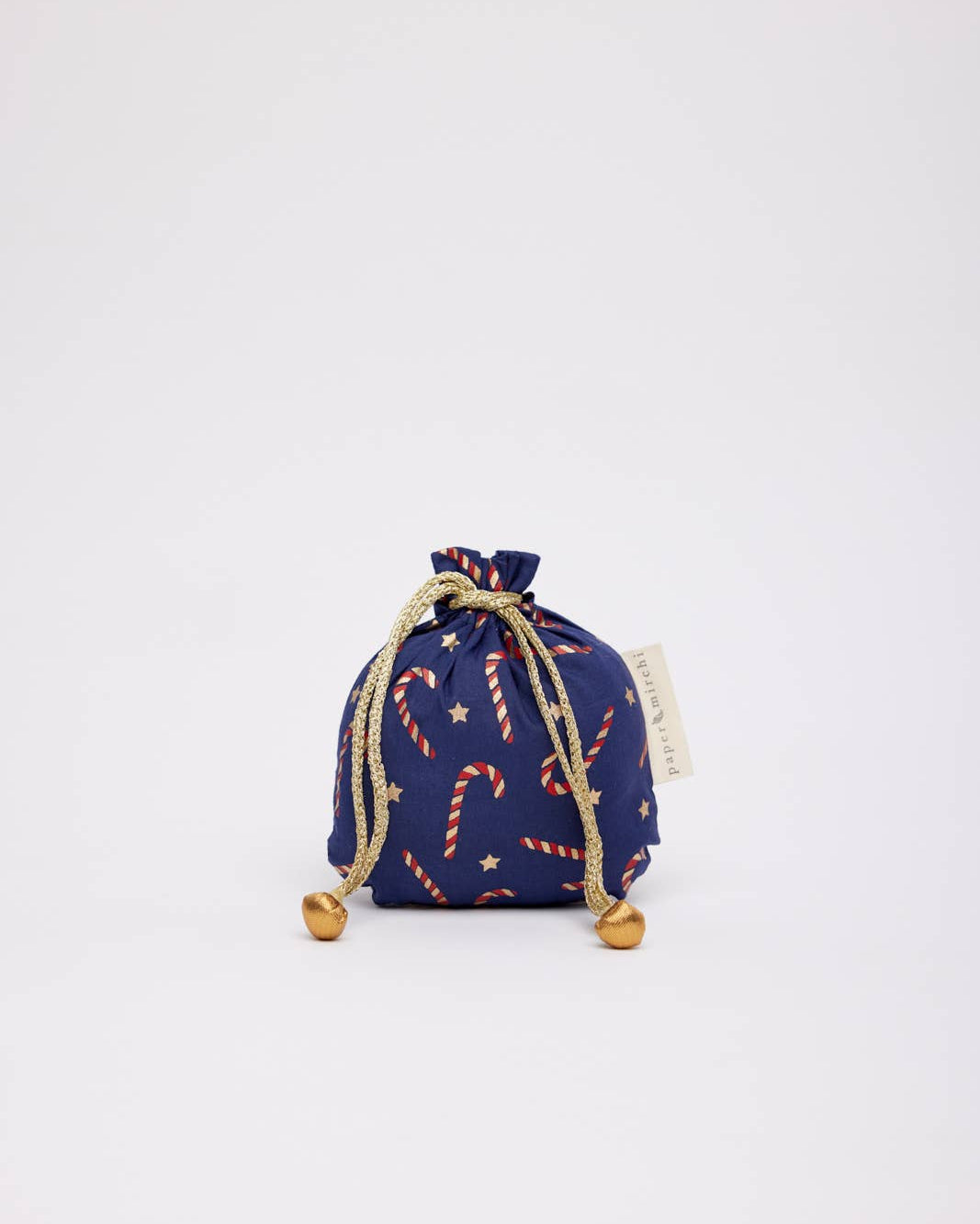 Small Reusable Fabric Gift Bags Double Drawstring