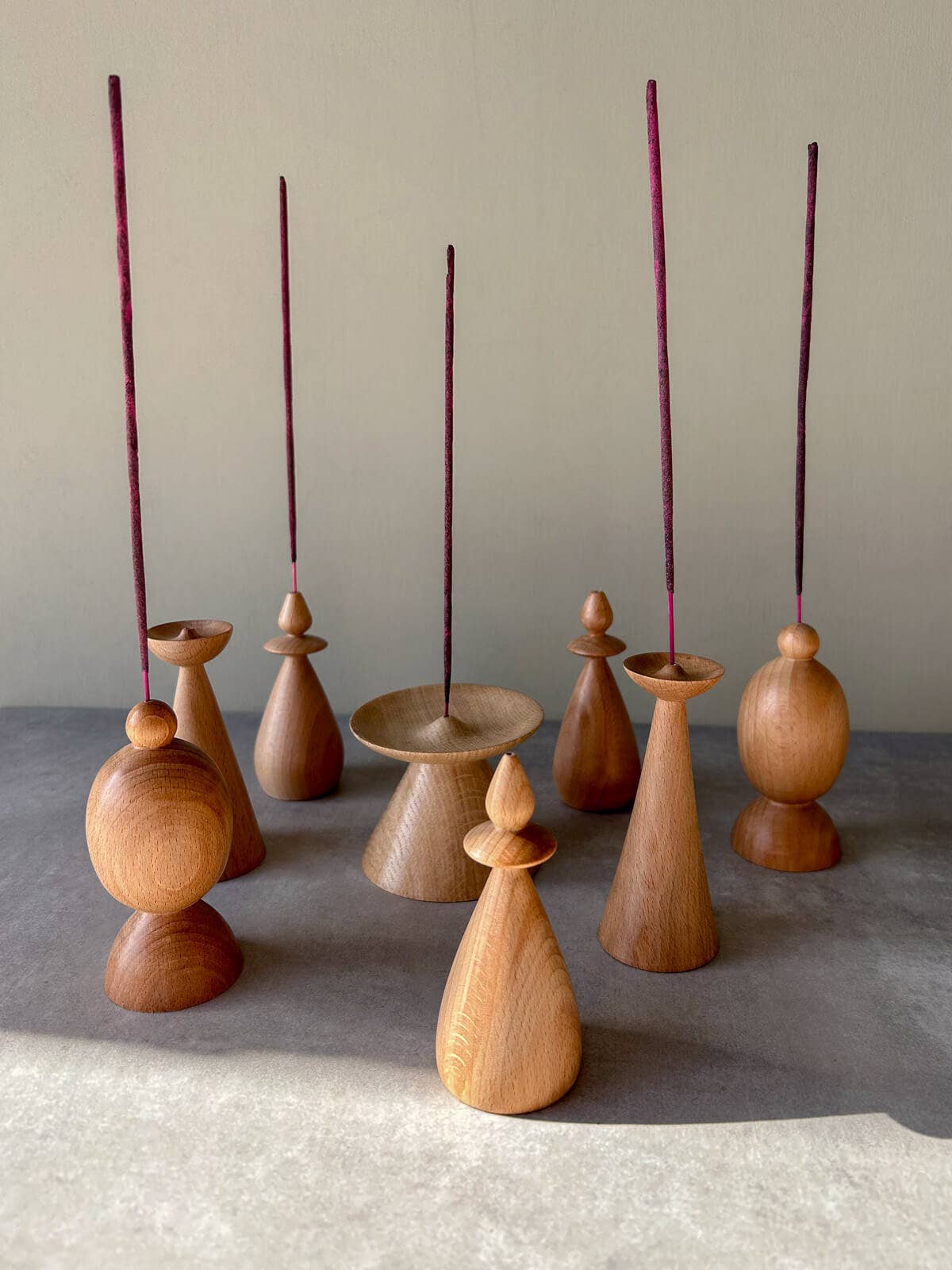 Scottish Beech Wood Incense Holder, Bud