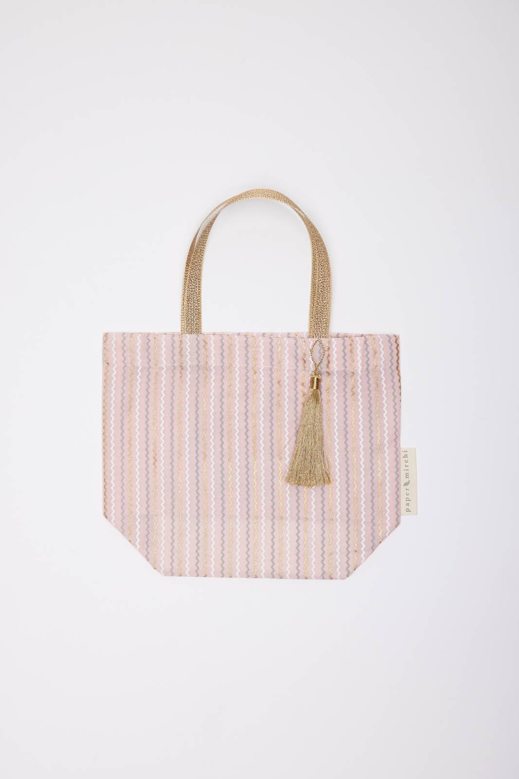 Large Navy Deco Reusable Fabric Gift Bags Tote Style  H30cm x W34cm x D10cm