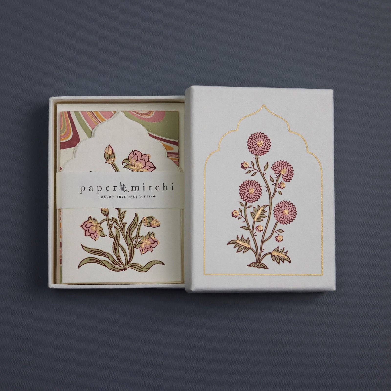 Boxed Artisan Notecard Set - Sandook Quartz