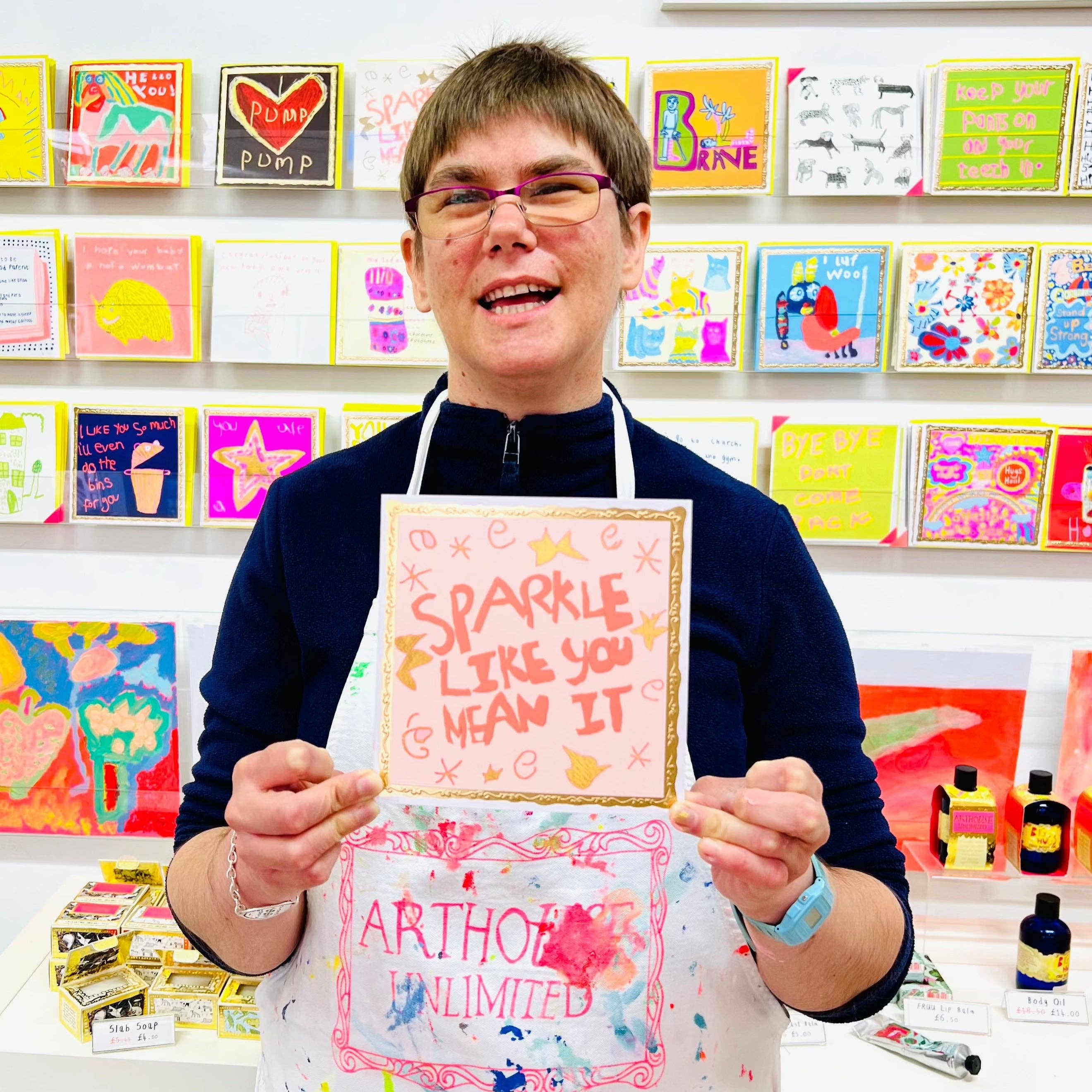 Sparkle Like You Mean It, Greetings Card