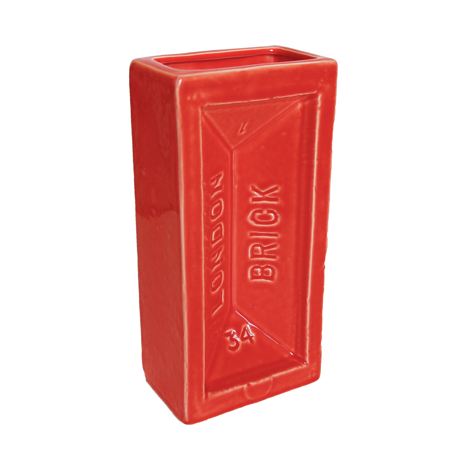 London Brick Vase - Orange