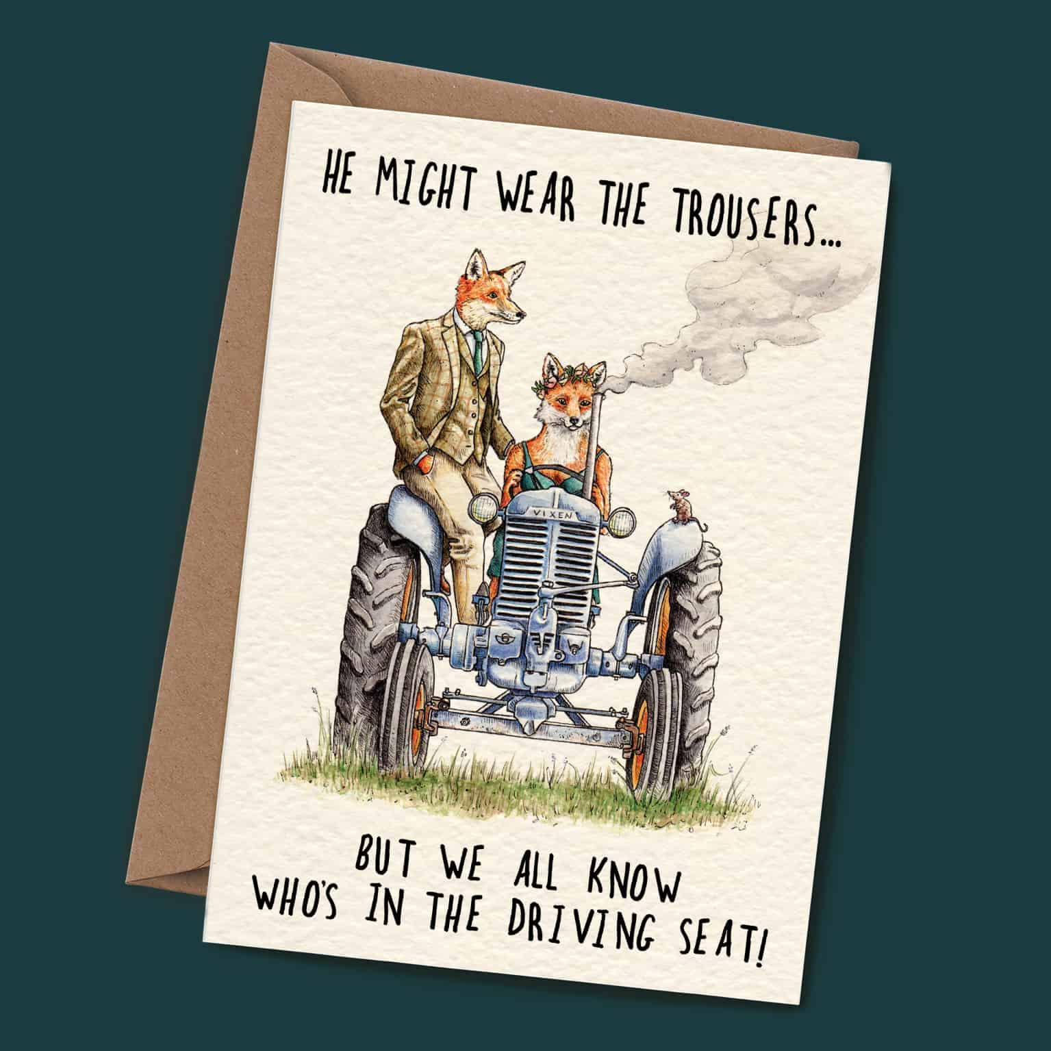 Driving Seat Card - Valentines