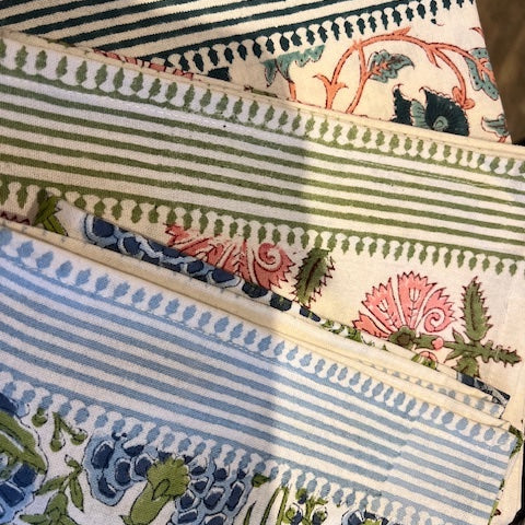 Tea Towels - Block Print, All Colours